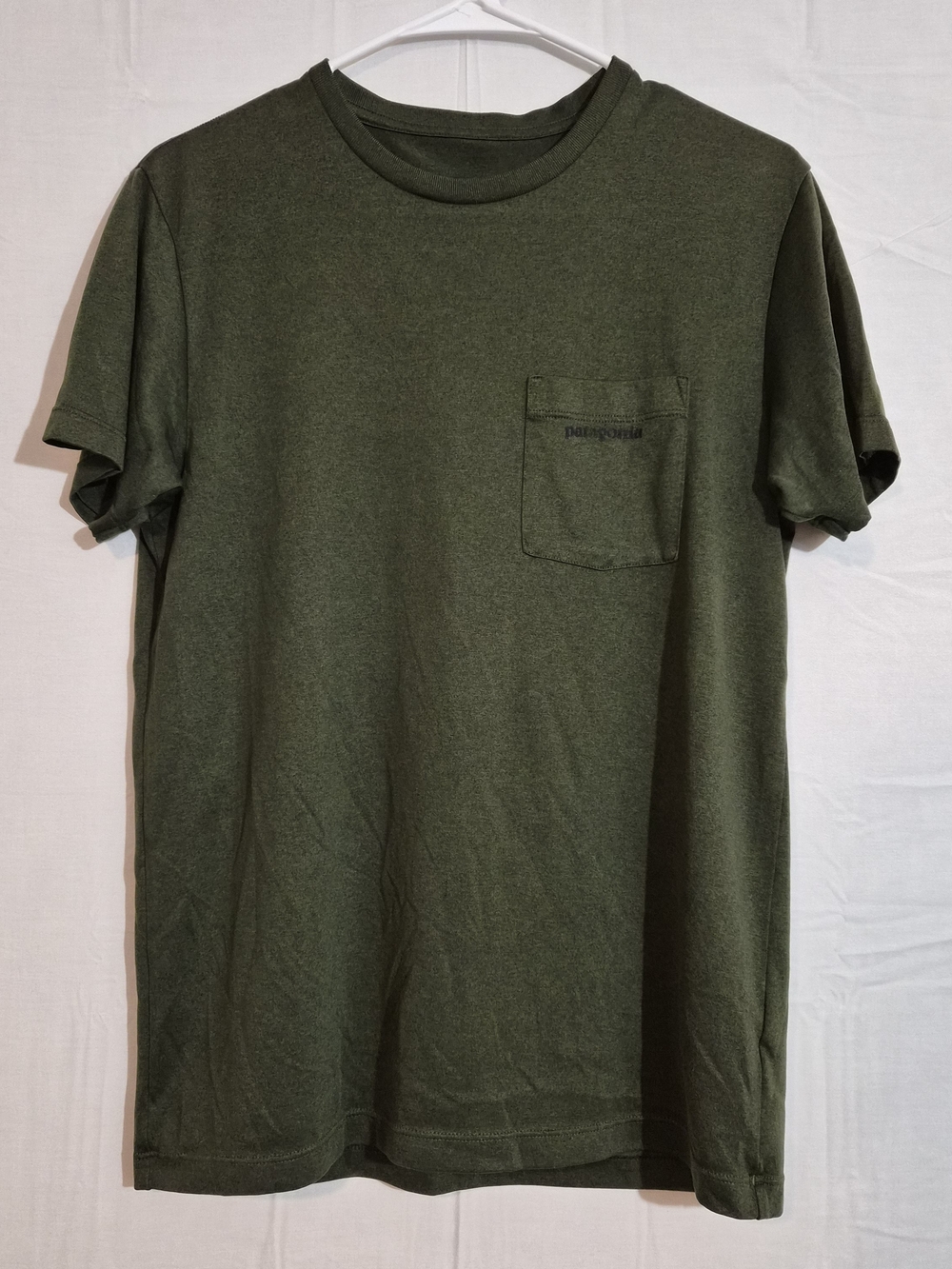 Patagonia Responsibili-Tee Pocket T-Shirt Men’s Small Olive Green STY39114